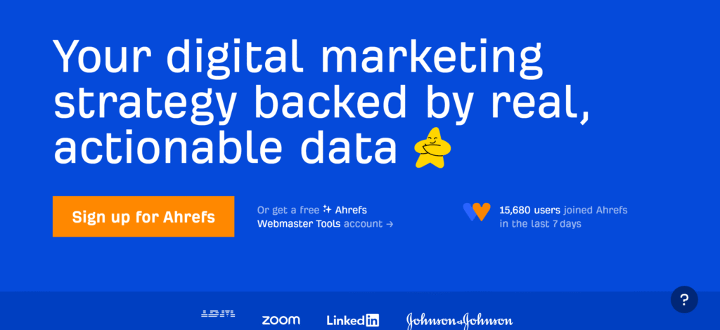 Ahrefs Website