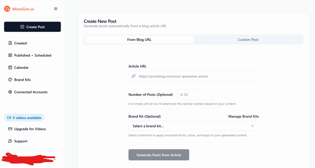 WaveGen.ai Review: Is It Worth It For Amazing Creators? 10 Dashboard Of WaveGen.ai