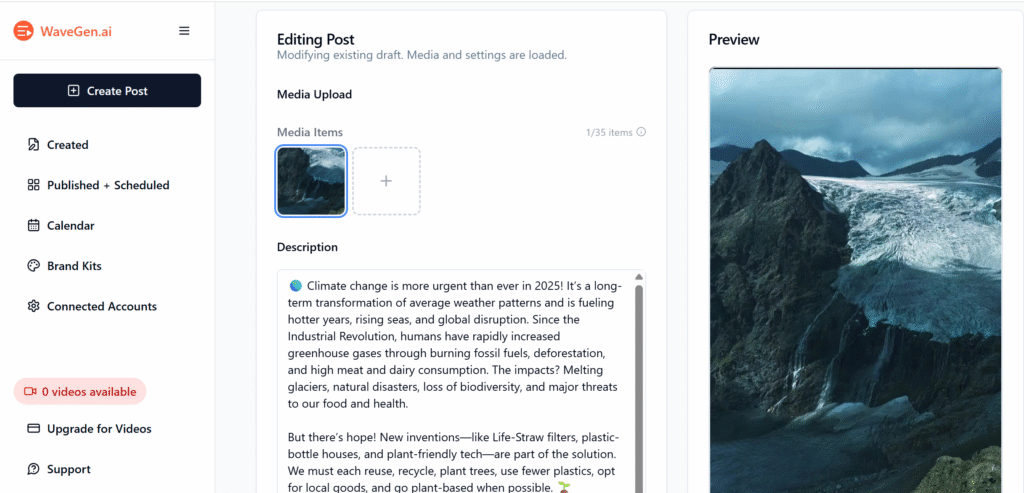 WaveGen.ai Review: Is It Worth It For Amazing Creators? 18 Edit and publish wavegen.ai posts