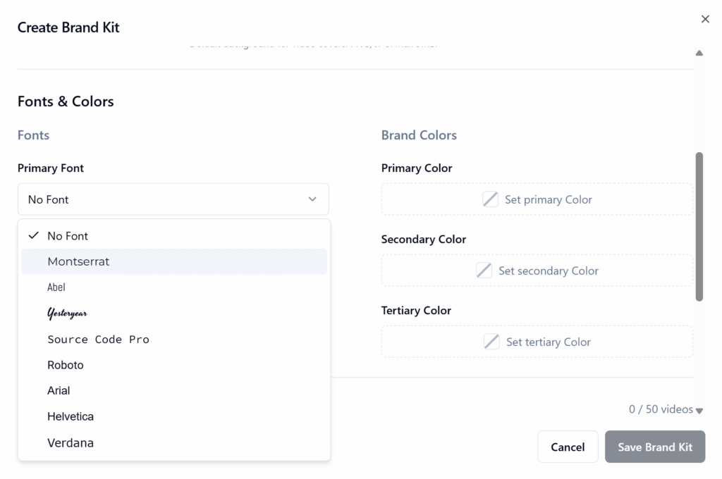 WaveGen.ai Review: Is It Worth It For Amazing Creators? 5 11. Brand Kits