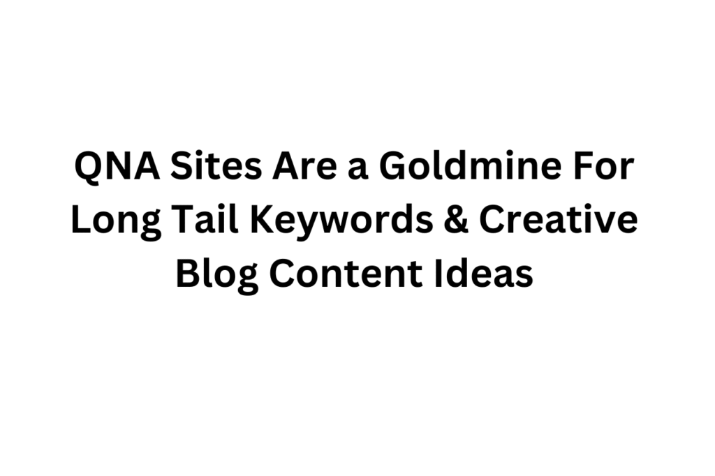 3. Non AI-Data From Forums & QNA Sites