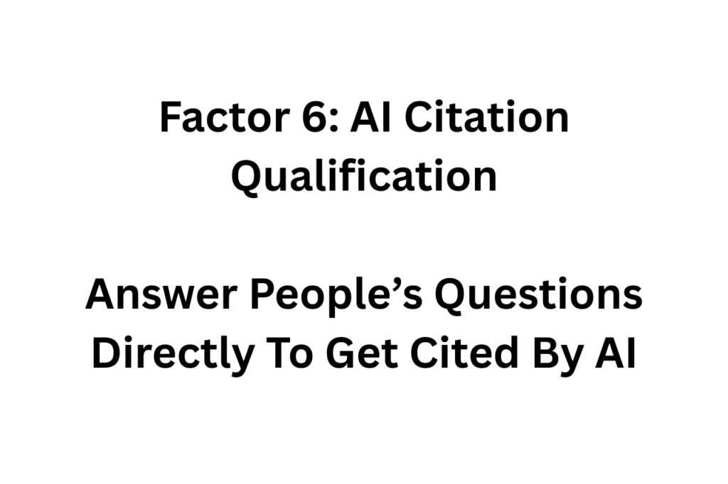 Quality Vs Quantity In Blogging: 2 Real Case Studies 9 Factor 6: AI Citation Qualification