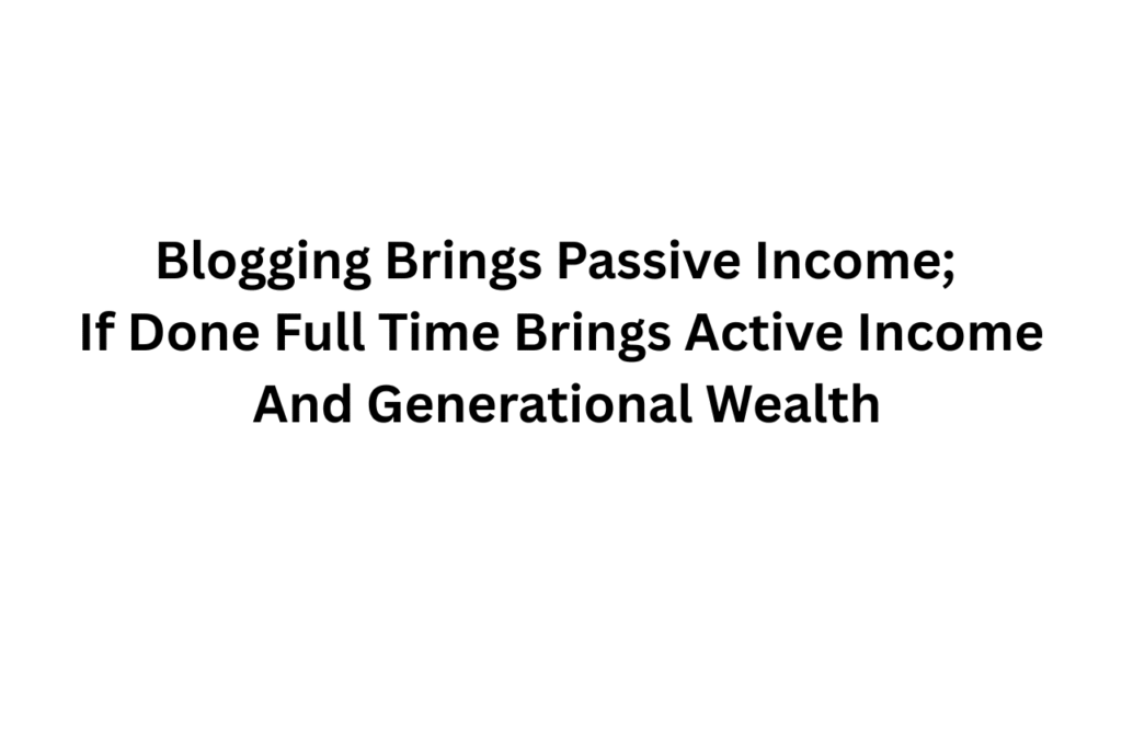 36. Helps Generate More Passive Income