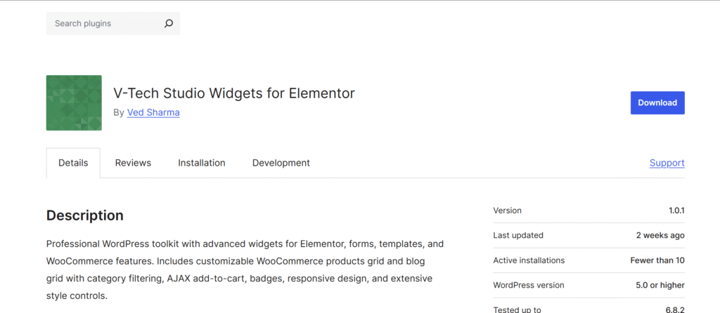 V-Tech Studio Widgets For Elementor Honest Review 2 11 Pros & Features Of V-Tech Studio Widgets For Elementor