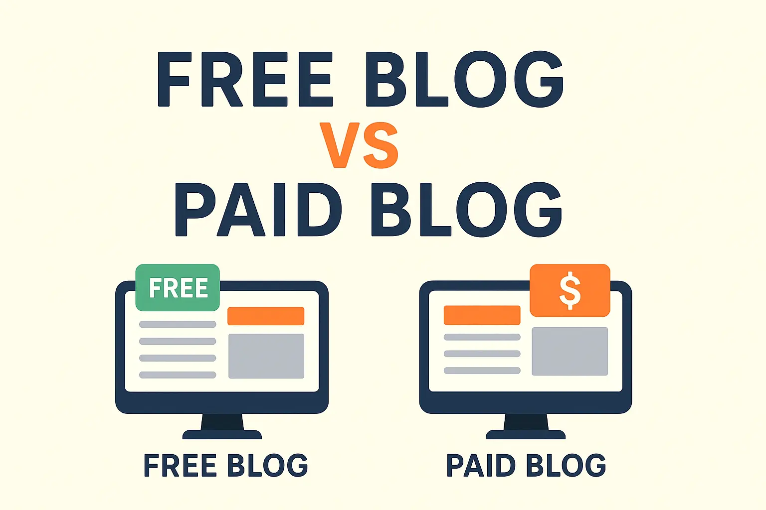 Free blog vs Paid Blog Which Is Best For You